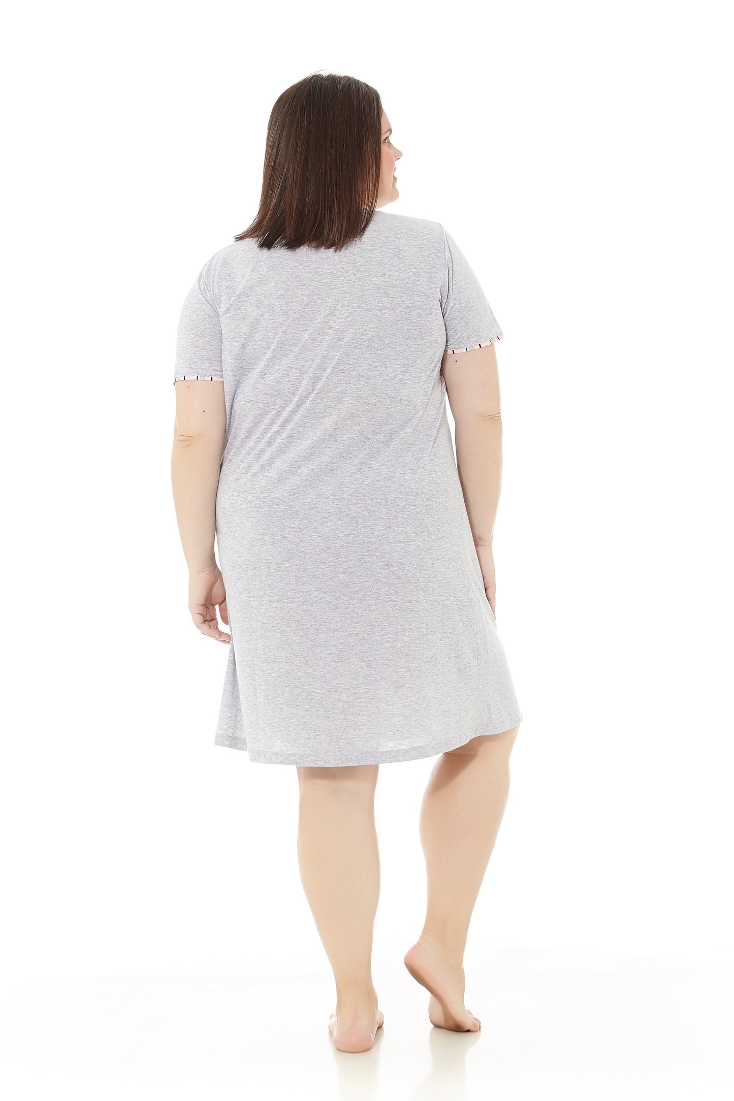 Chemise de nuit grande taille pour femme