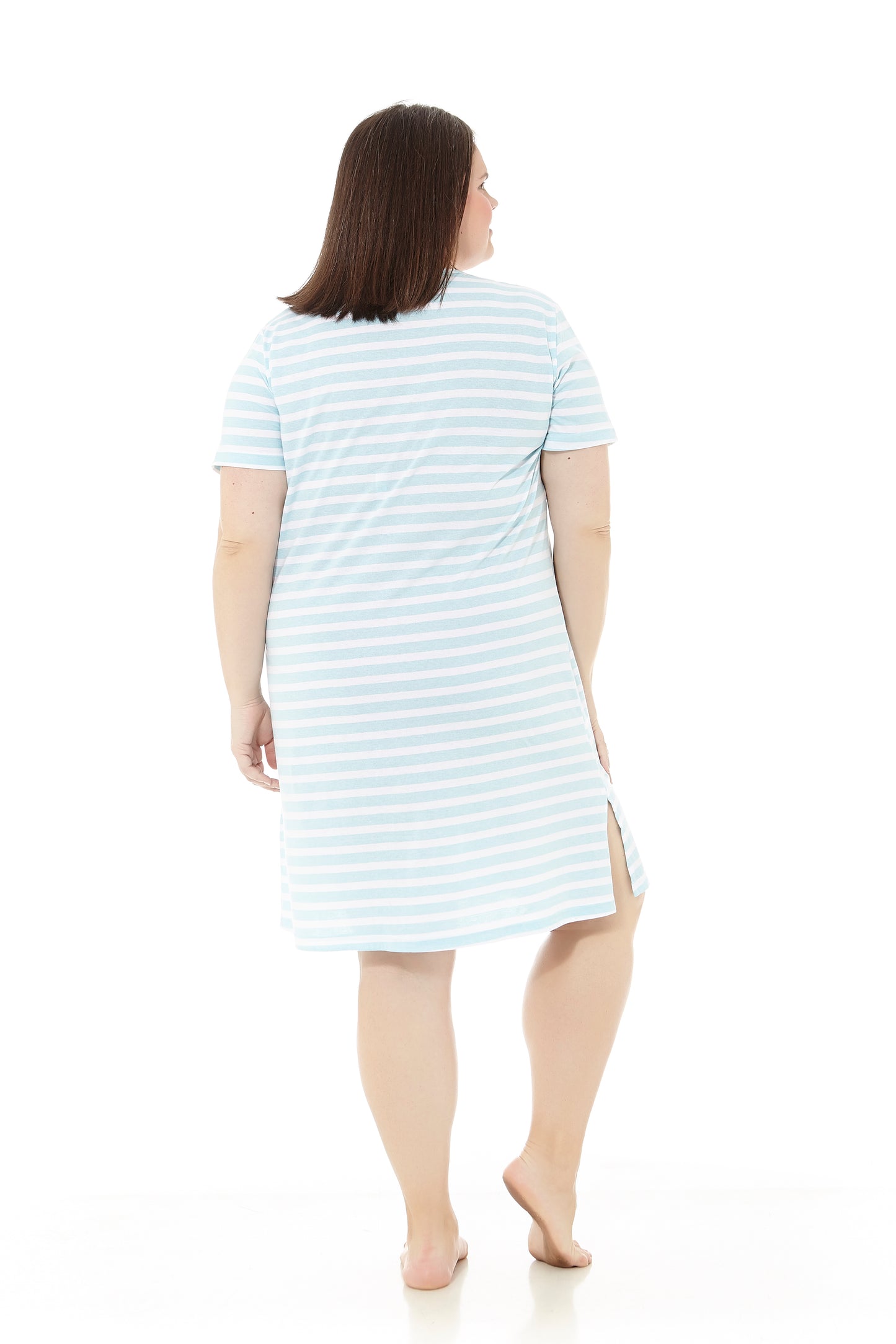 Chemise de nuit grande taille pour femme