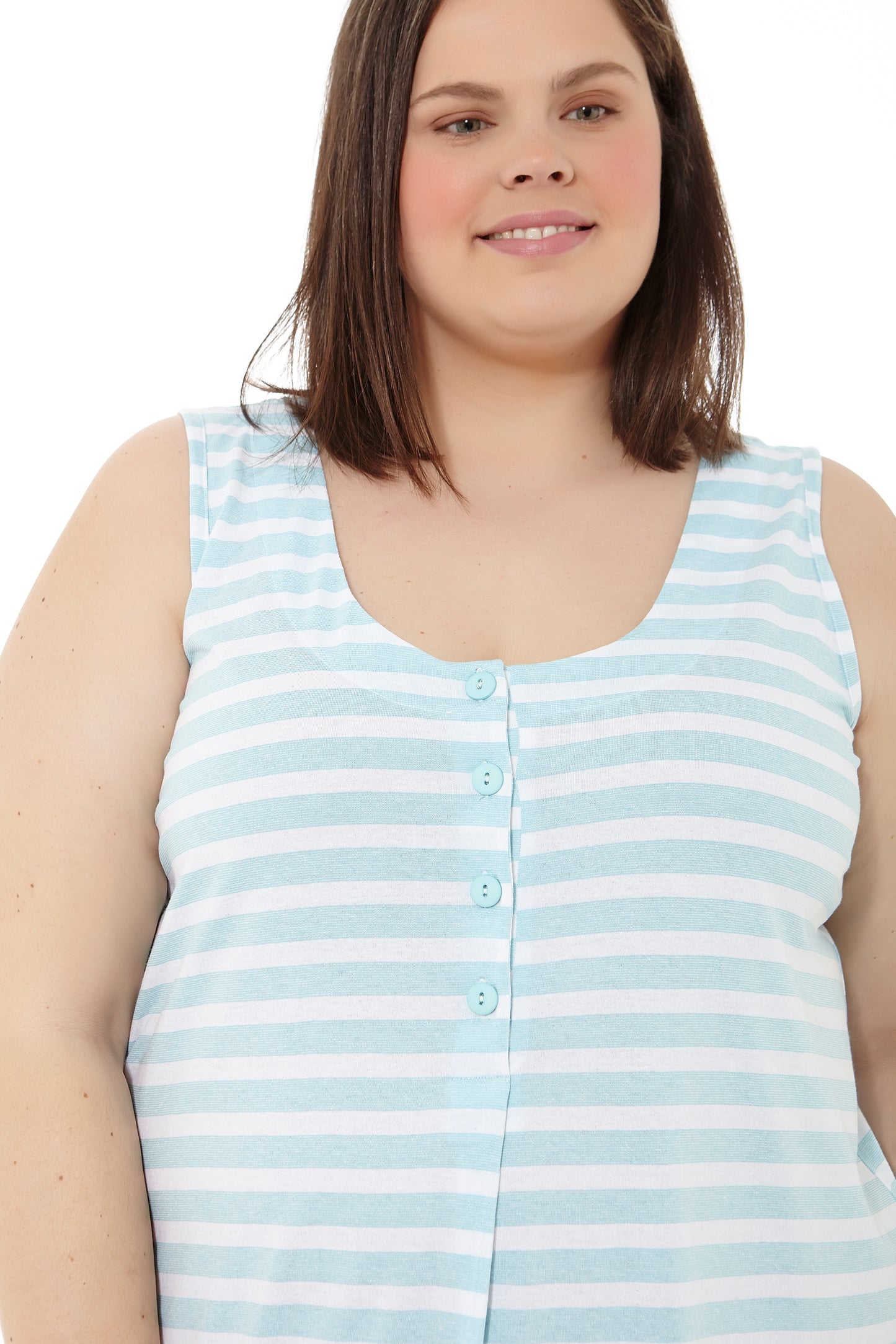 Chemise de nuit grande taille pour femme