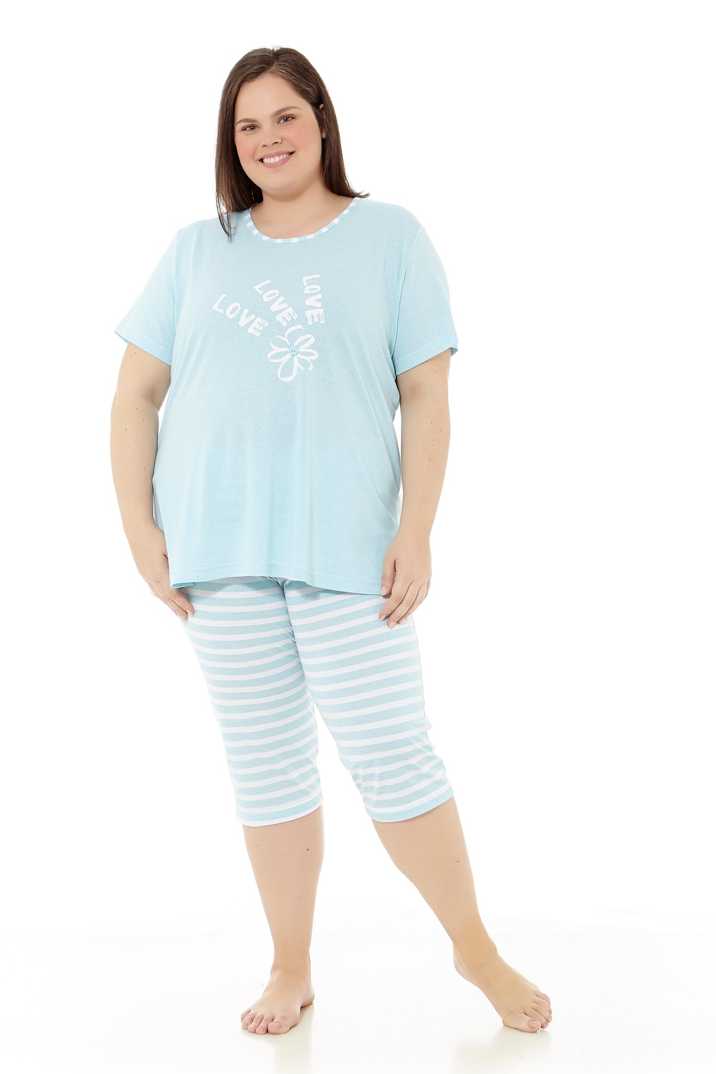 Pyjamas d'été pour femmes | Pantalon à manches courtes et pirate